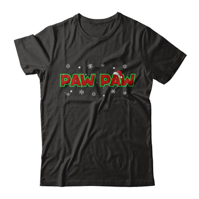 Paw Paw Christmas Santa Ugly Sweater Gift-T-Shirt & Sweatshirt-Classic T-Shirt-Black