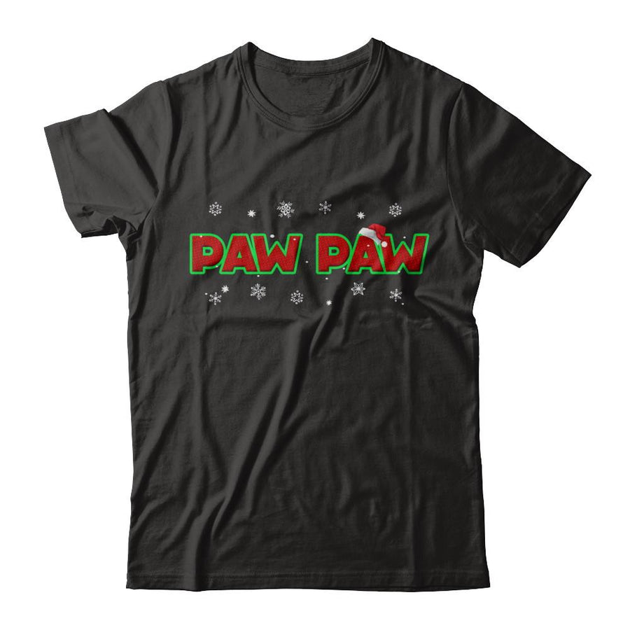 Paw Paw Christmas Santa Ugly Sweater Gift-T-Shirt & Sweatshirt-Classic T-Shirt-Black