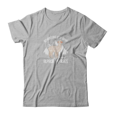 Adventure You Say? Alpaca My Bags-T-Shirt & Tank Top-Premium T-Shirt-Heather Gray