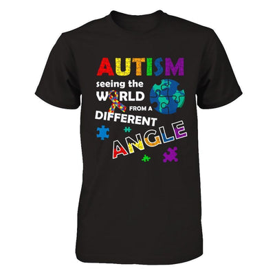 Autism Seeing The World Differently Angel-T-Shirt & Hoodie-Premium T-Shirt-Black