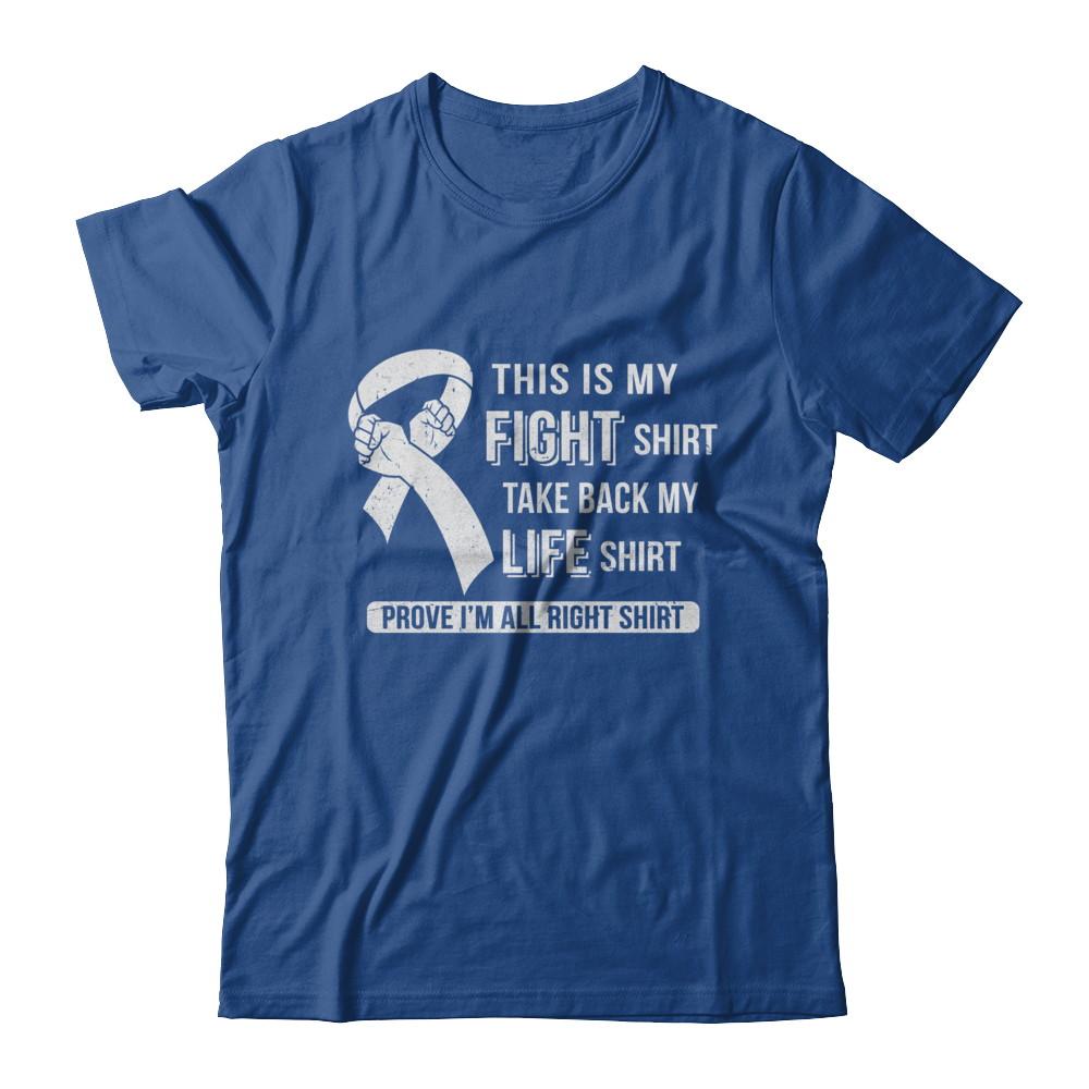This Is My Fight Lung Cancer Awareness-T-Shirt & Hoodie-Classic T-Shirt-Royal