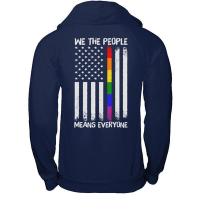 We The People Means Everyone-T-Shirt & Hoodie-Pullover Hoodie-Navy