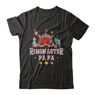 Ringmaster Papa Circus Carnival Children Party-T-Shirt & Hoodie-Classic T-Shirt-Black