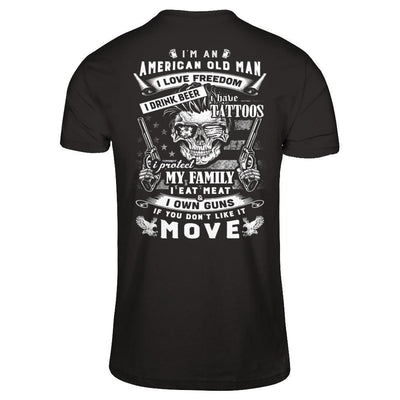 I'm An American Old Man-T-Shirt & Hoodie-Classic T-Shirt-Black