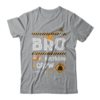 Brother Birthday Crew Construction Birthday Party Gift-T-Shirt & Hoodie-Classic T-Shirt-Sport Grey