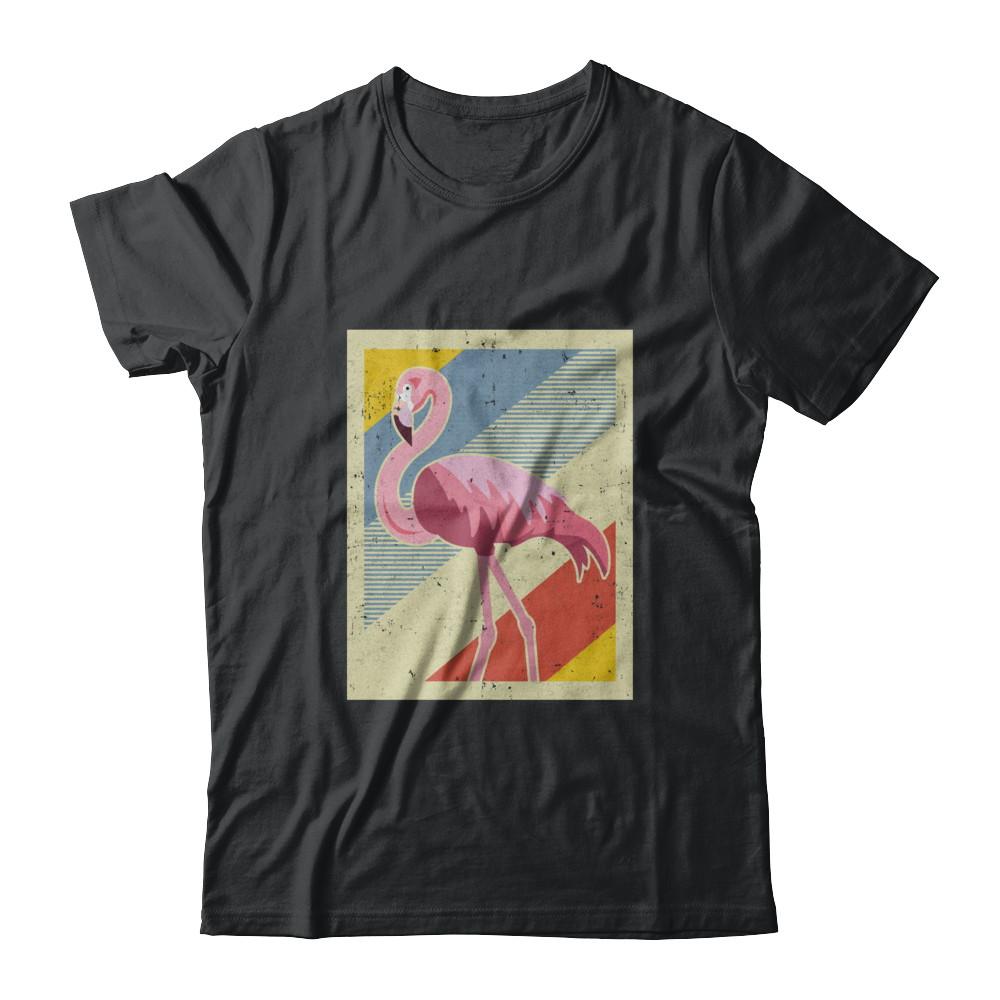 Distressed Vintage Flamingo Style