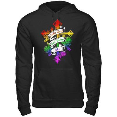Only God Can Judge Me-T-Shirt & Hoodie-Pullover Hoodie-Black