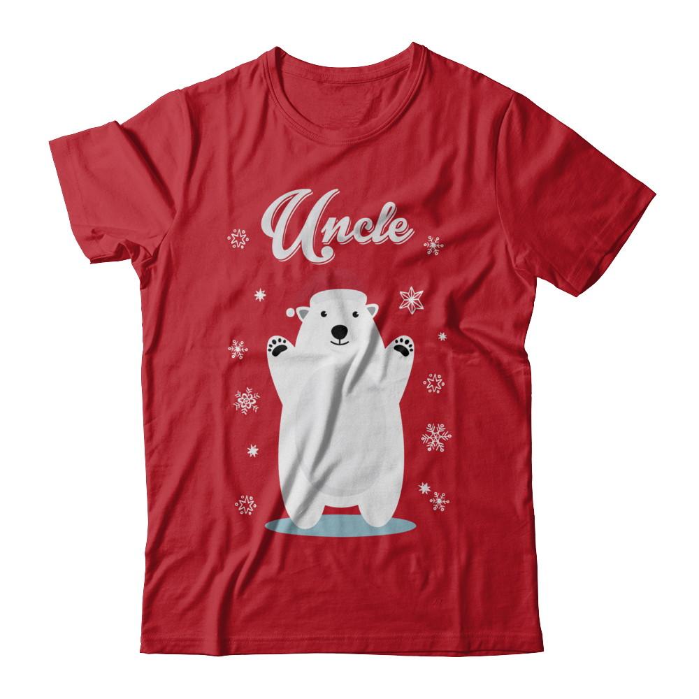 Uncle Bear Christmas Santa Pajamas-T-Shirt & Sweatshirt-Classic T-Shirt-Red