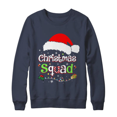 Santa Family Matching Pajamas Christmas Squad-T-Shirt & Sweatshirt-Crewneck Sweatshirt-Navy