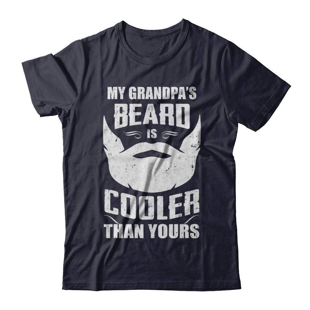 My Grandpa's Beard Is Cooler Than Yours-T-Shirt & Hoodie-Premium T-Shirt-Midnight Navy