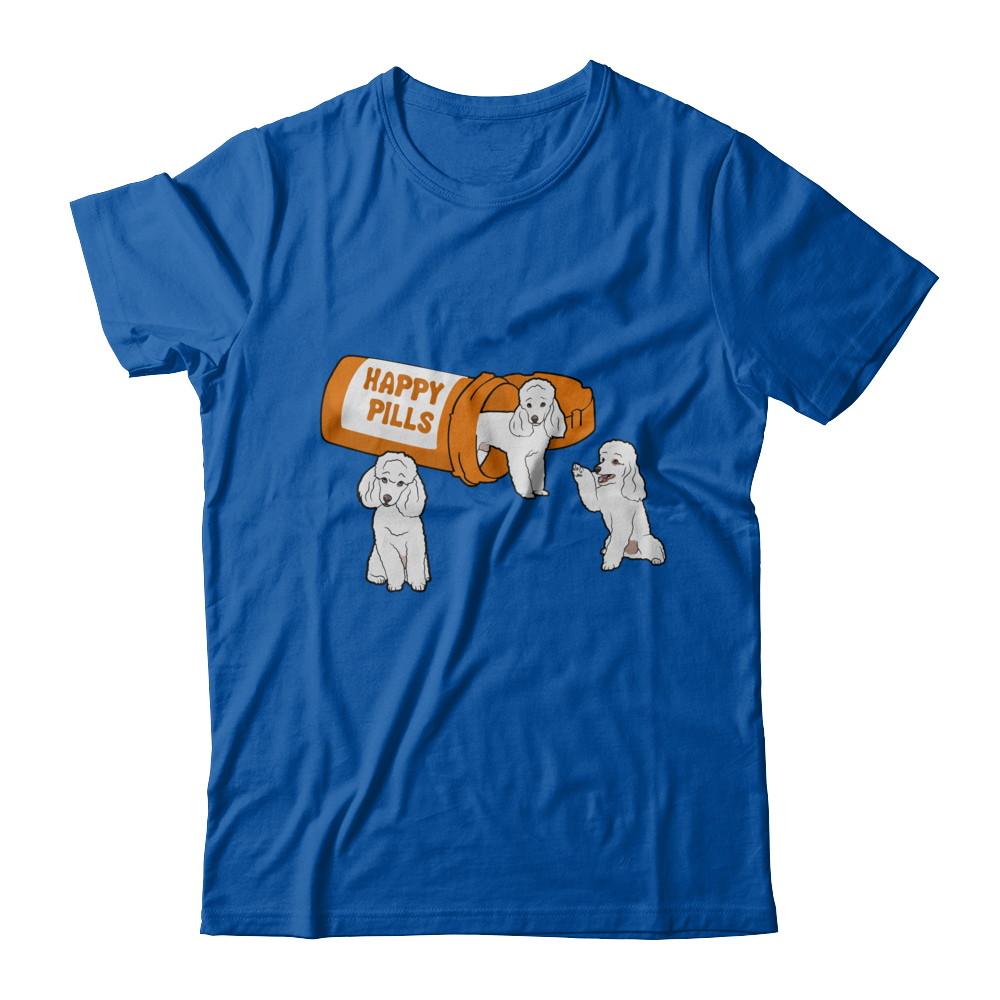 Poodles Happy Pills-T-Shirt & Hoodie-Premium T-Shirt-Royal