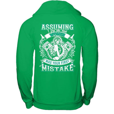 Assuming I Was Like Most Women Was Your First Mistake-T-Shirt & Hoodie-Pullover Hoodie-Irish Green