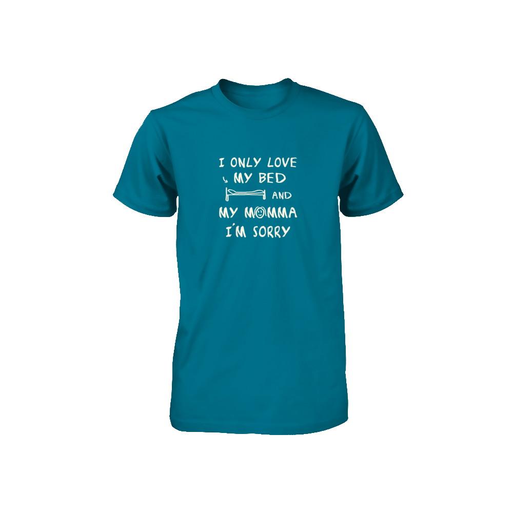 I Only Love My Bed And My Momma Youth-Youth Shirt-