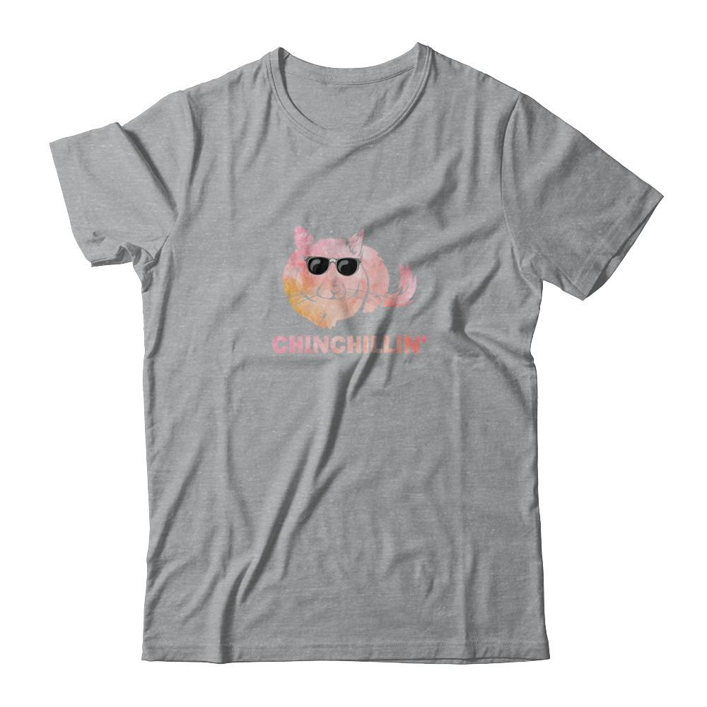 Chinchillin' Funny Chinchilla Lovers-T-Shirt & Tank Top-Classic T-Shirt-Sport Grey
