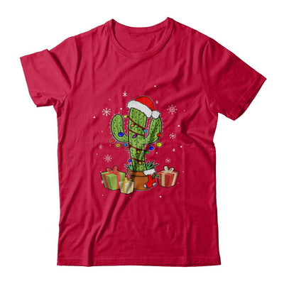 Merry Christmas Succulent Plants Christmas Cactus-T-Shirt & Sweatshirt-Classic T-Shirt-Red
