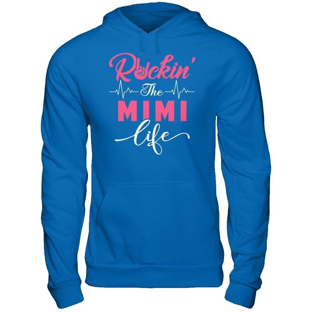 Rockin' The Mimi Life-T-Shirt & Hoodie-Pullover Hoodie-Royal