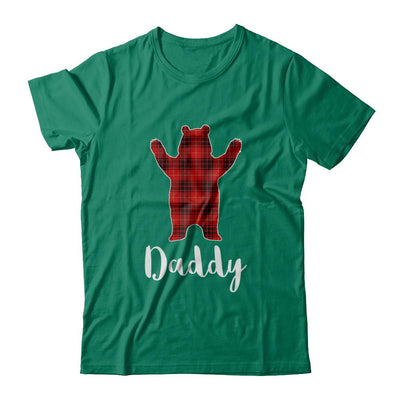 Red Daddy Bear Buffalo Plaid Family Christmas Pajamas-T-Shirt & Sweatshirt-Classic T-Shirt-Kelly Green