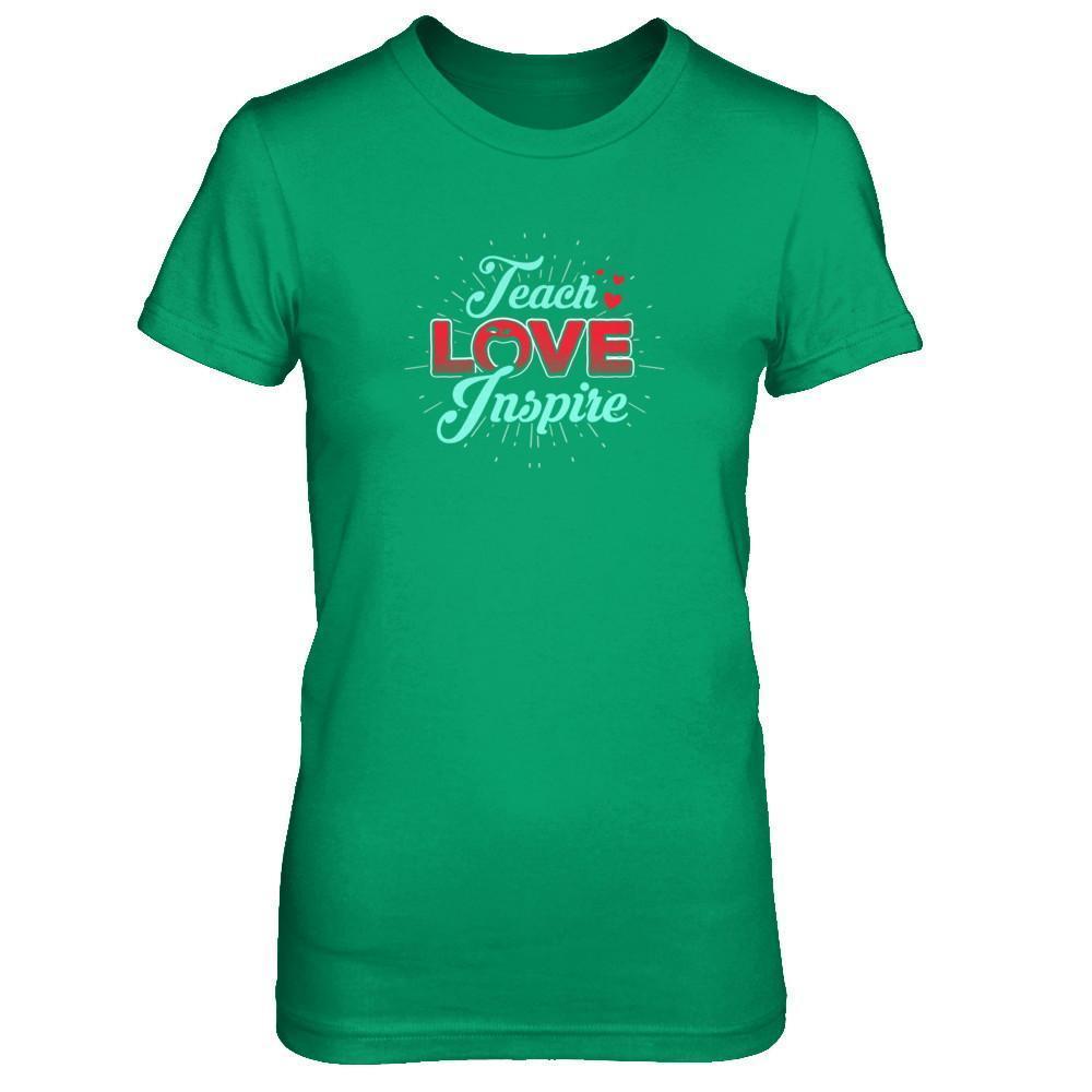 Teach Love Inspire-T-Shirt & Tank Top-Women's T-Shirt-Irish Green