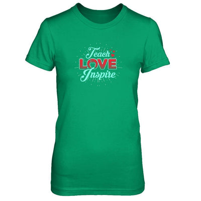 Teach Love Inspire-T-Shirt & Tank Top-Women's T-Shirt-Irish Green