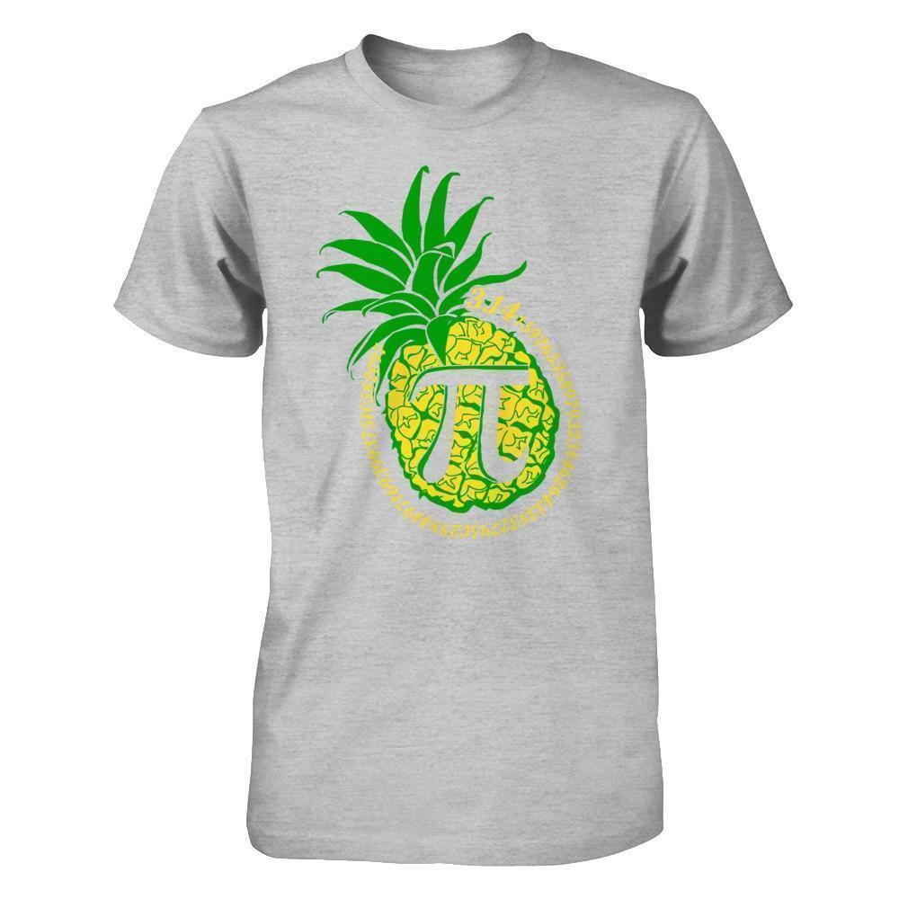 Funny Pi-Neapple Tshirt - Pi Day 2017 Gift Tee-T-Shirt & Hoodie-Premium T-Shirt-Heather Gray