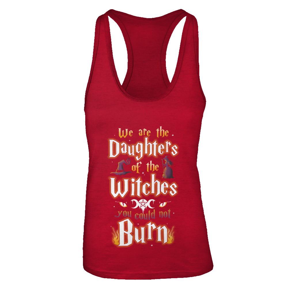 We Are The Daughters Of The Witches You Could Not Burn-T-Shirt & Tank Top-Women's Ideal Racerback Tank-Red