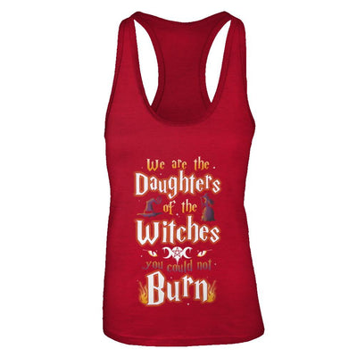 We Are The Daughters Of The Witches You Could Not Burn-T-Shirt & Tank Top-Women's Ideal Racerback Tank-Red
