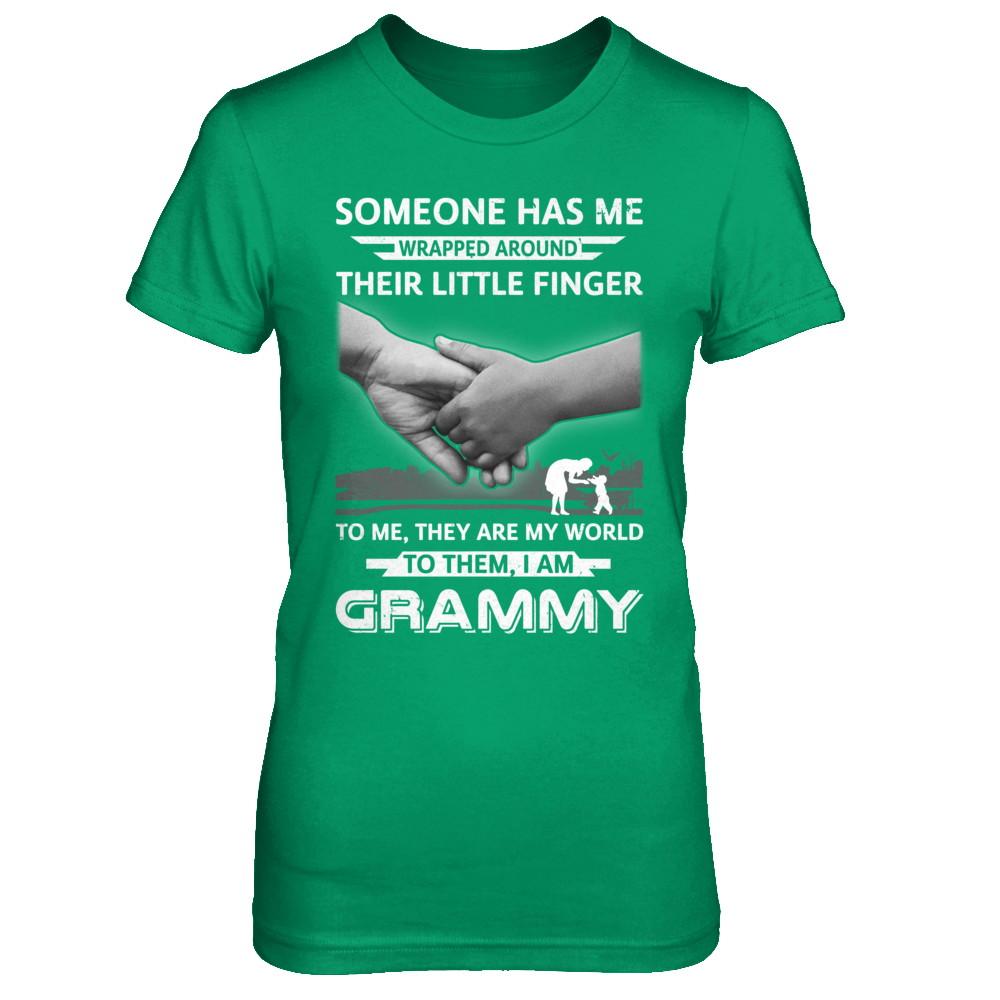 Someone Has Me Wrapped Around Their Little Finger GRAMMY-T-Shirt & Hoodie-Women's T-Shirt-Irish Green