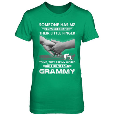 Someone Has Me Wrapped Around Their Little Finger GRAMMY-T-Shirt & Hoodie-Women's T-Shirt-Irish Green