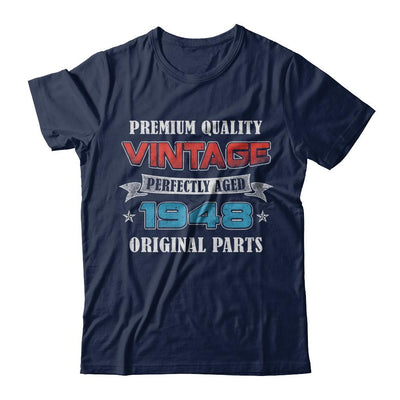 Vintage Premium Prefectly Aged 1948 73th Birthday Gift-T-Shirt & Hoodie-Classic T-Shirt-Navy