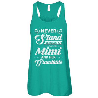 Never Stand Between A Mimi And Her Grandkids Mothers Day-T-Shirt & Tank Top-Women's Flowy Racerback Tank-Kelly