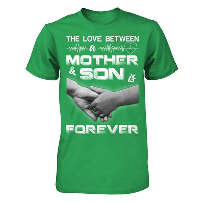 The Love Between A Mother And Son Is Forever-T-Shirt & Hoodie-Premium T-Shirt-Kelly Green