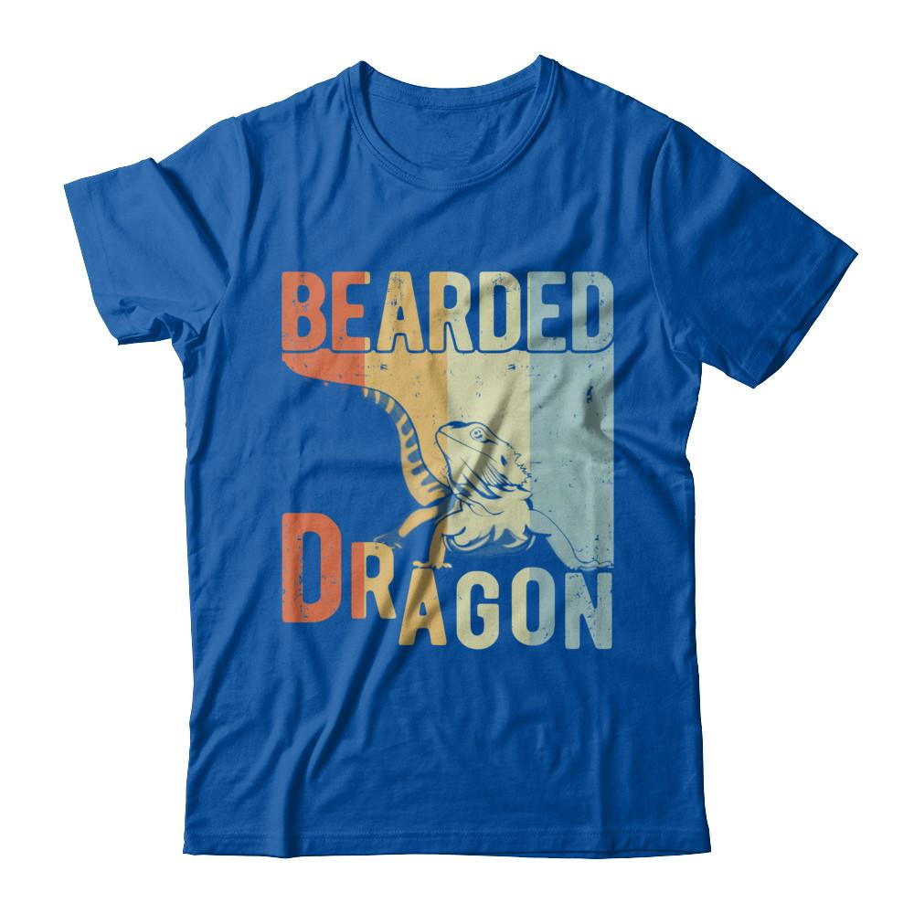 Vintage Retro Bearded Dragon-T-Shirt & Hoodie-Premium T-Shirt-Royal