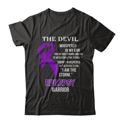I Am The Storm Support Epilepsy Awareness Warrior Gift-T-Shirt & Hoodie-Classic T-Shirt-Black
