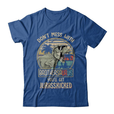 Don't Mess With Brothersaurus You'll Get Jurasskicked-T-Shirt & Hoodie-Classic T-Shirt-Royal