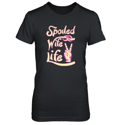 Spoiled Wife Life-T-Shirt & Tank Top-Women's T-Shirt-Black