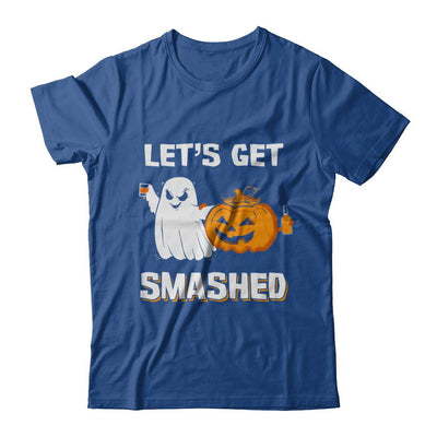 Let's Get Smashed Drinking Pumpkin Halloween-T-Shirt & Hoodie-Classic T-Shirt-Royal