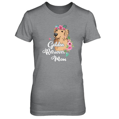 Golden Retriever Mom Funny Dog Mom Gift Idea-T-Shirt & Tank Top-Women's T-Shirt-Sport Grey