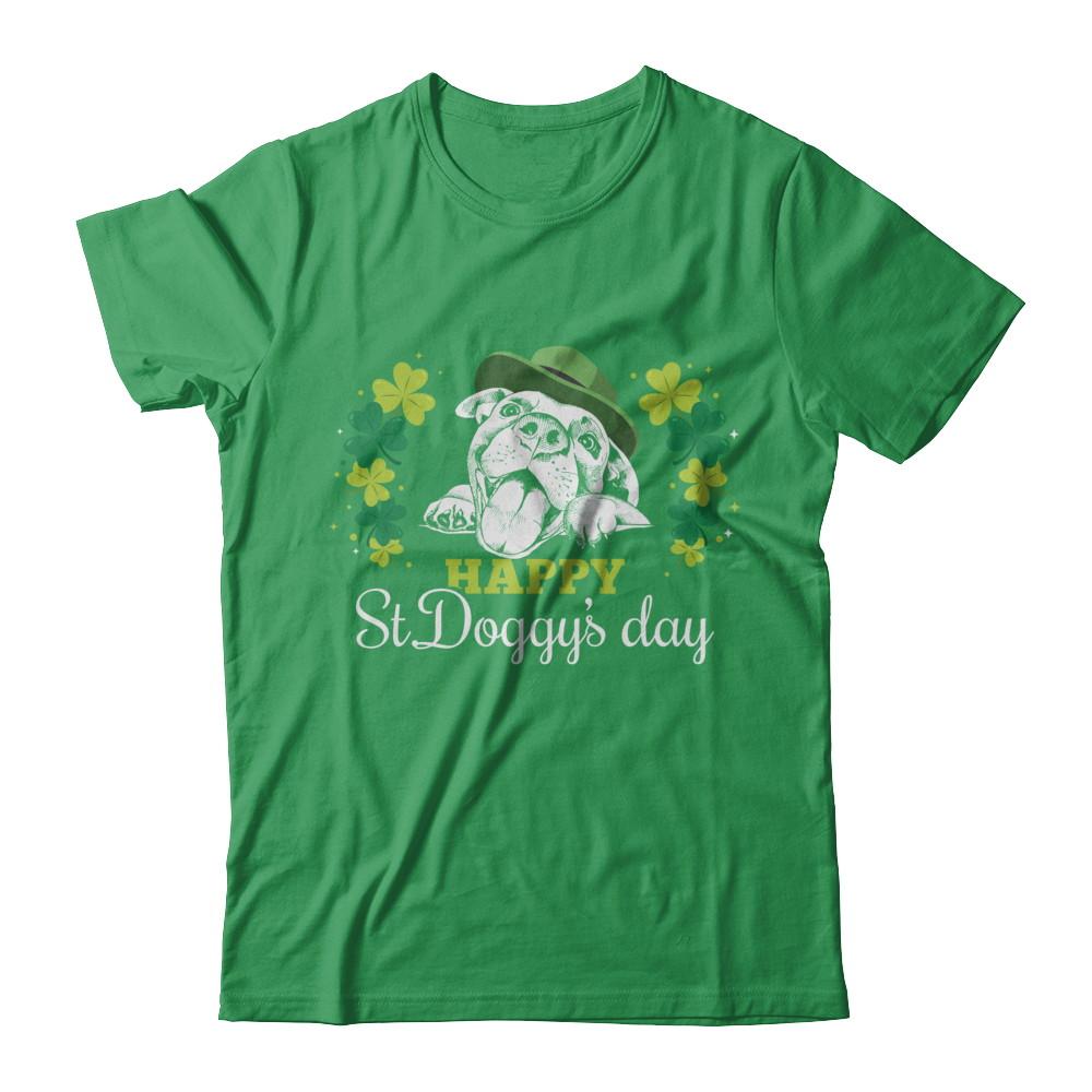 Happy St Doggy's Day Saint Patrick's Day Dog-T-Shirt & Hoodie-Premium T-Shirt-Kelly Green