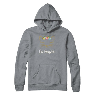 Ew People Kitty Cat-T-Shirt & Tank Top-Pullover Hoodie-Light Steel