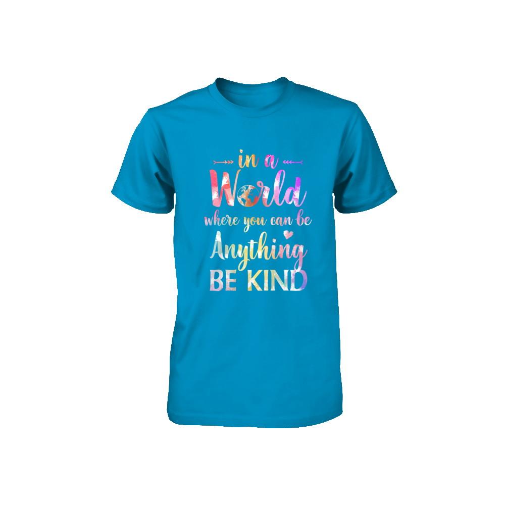 Autism In A World Where You Can Be Anything Be Kind Youth-Youth Shirt-