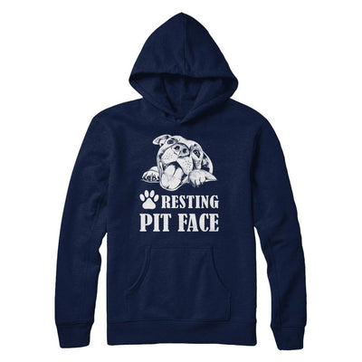 Resting Pit Face-T-Shirt & Hoodie-Pullover Hoodie-Navy
