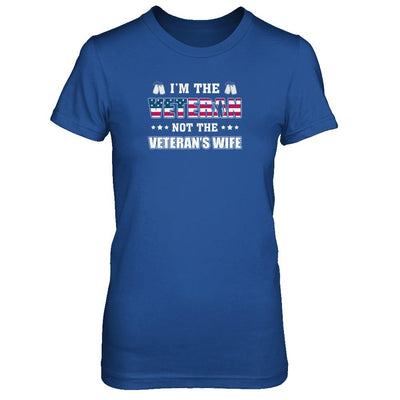 I'm The Veteran Not The Veteran's Wife-T-Shirt & Tank Top-Women's T-Shirt-Royal