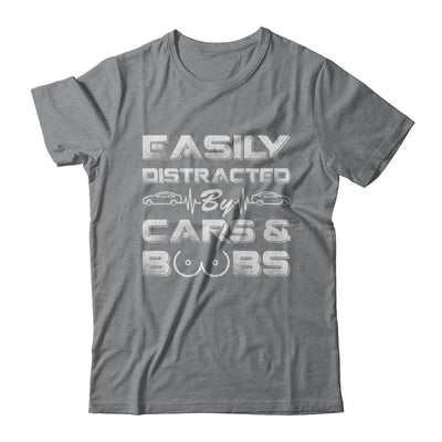 Easily Distracted By Cars And Boobs-T-Shirt & Hoodie-Classic T-Shirt-Sport Grey