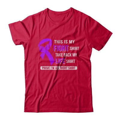 This Is My Fight Alzheimer's Lupus Pancreatic Awareness-T-Shirt & Hoodie-Classic T-Shirt-Red