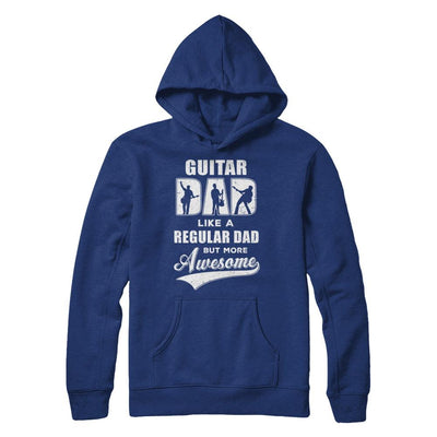 Guitar Dad Player Musician Awesome Fathers Day Gift-T-Shirt & Hoodie-Pullover Hoodie-Deep Royal