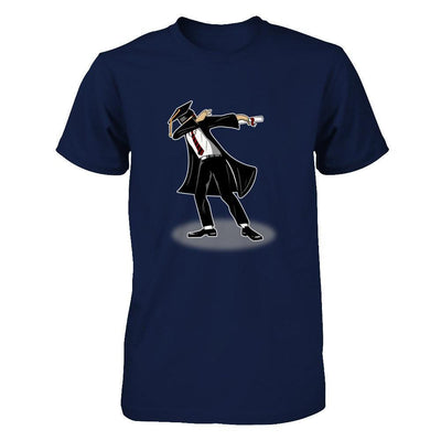 Funny Dabbing Senior College High School Graduation 2018-T-Shirt & Hoodie-Classic T-Shirt-Navy
