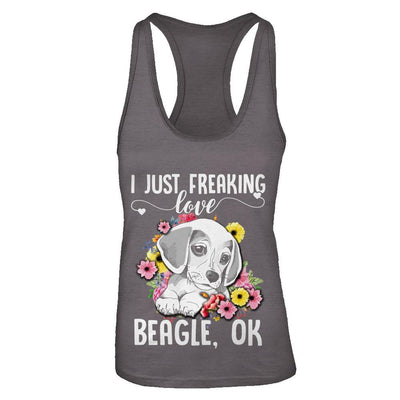 Dog I Just Freaking Love Beagle-T-Shirt & Tank Top-
