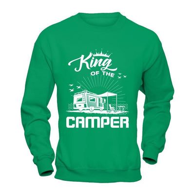 King Of The Camper-T-Shirt & Hoodie-Crewneck Sweatshirt-Irish Green