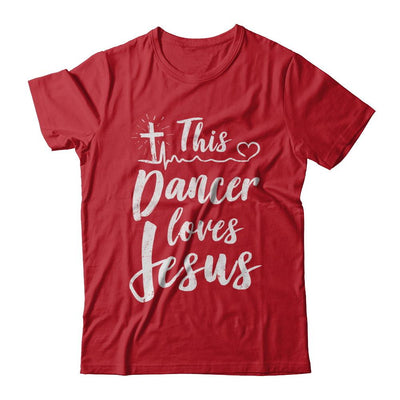 This Dancer Loves Jesus Christian Dance-T-Shirt & Hoodie-Classic T-Shirt-Red