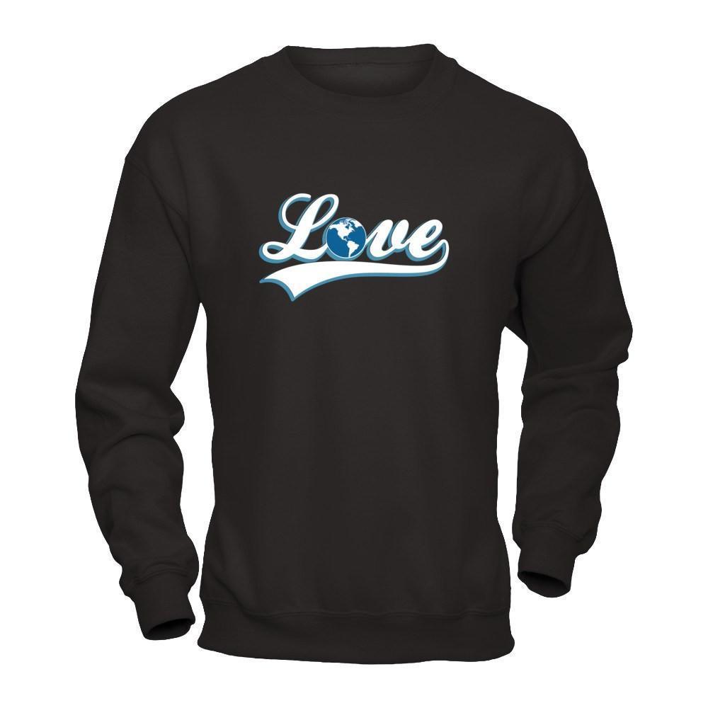 Love Mother Earth Day-T-Shirt & Hoodie-Crewneck Sweatshirt-Black